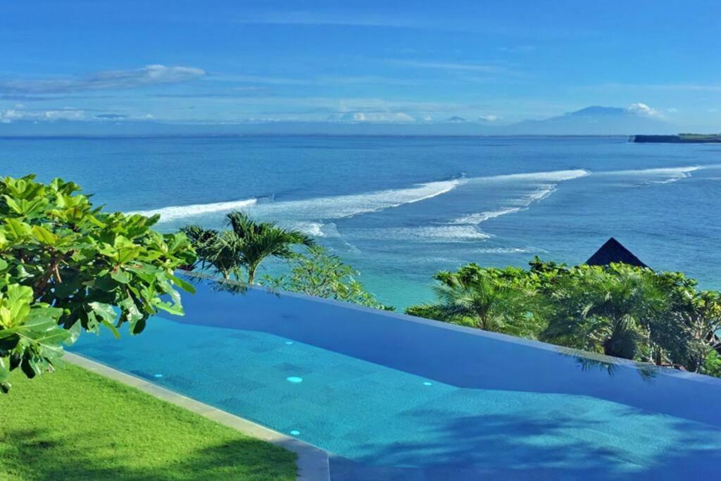 The Luxe Bali - Luxury 4 Bedroom Cliff Ocean Edge Villa Uluwatu Exterior photo