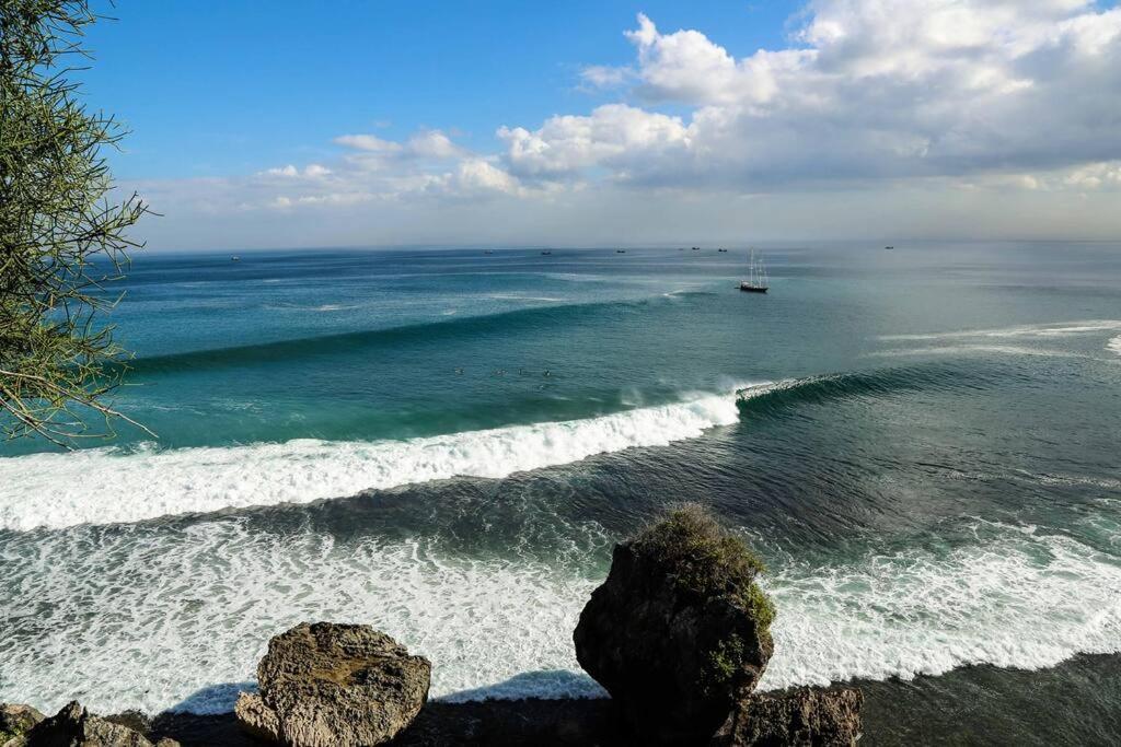 The Luxe Bali - Luxury 4 Bedroom Cliff Ocean Edge Villa Uluwatu Exterior photo